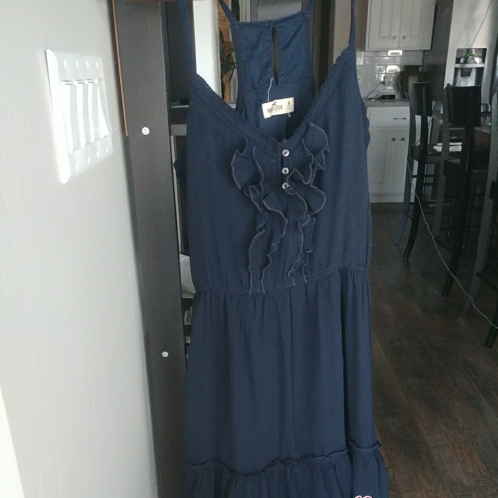Navy blue hollister dress